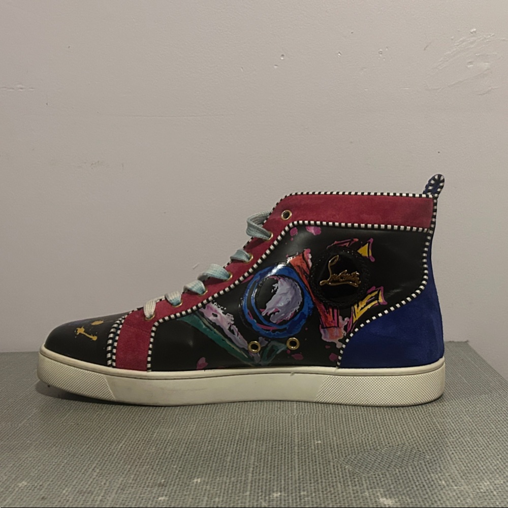 Christian Louboutin Multicolor High-Top Sneakers